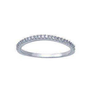 14K WG Diamond-Set Wedding Band Limited Qty